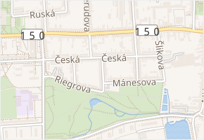 Máchova v obci Prostějov - mapa ulice