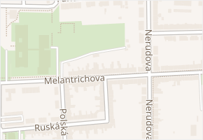 Melantrichova v obci Prostějov - mapa ulice