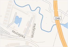 Močidýlka v obci Prostějov - mapa ulice