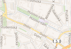 Mojmírova v obci Prostějov - mapa ulice