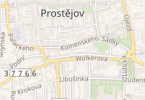 Na spojce v obci Prostějov - mapa ulice