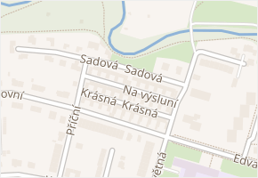 Na výsluní v obci Prostějov - mapa ulice