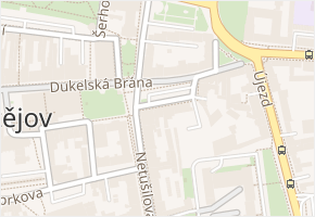 nám. Edmunda Husserla v obci Prostějov - mapa ulice