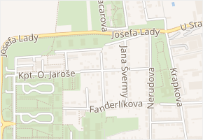 Obránců míru v obci Prostějov - mapa ulice