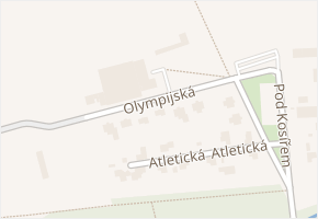 Olympijská v obci Prostějov - mapa ulice