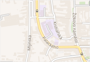 Palackého v obci Prostějov - mapa ulice