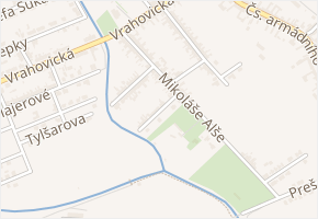 Petra Jilemnického v obci Prostějov - mapa ulice