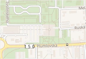 Plumlovská v obci Prostějov - mapa ulice