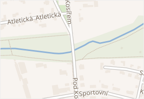 Pod Kosířem v obci Prostějov - mapa ulice
