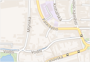 Podjezd v obci Prostějov - mapa ulice