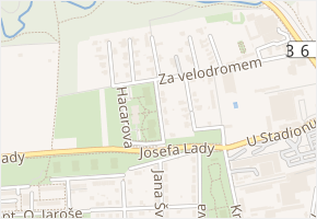 Polišenského v obci Prostějov - mapa ulice