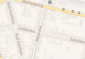 Rejskova v obci Prostějov - mapa ulice
