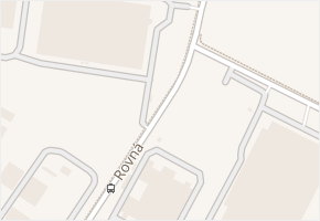 Rovná v obci Prostějov - mapa ulice