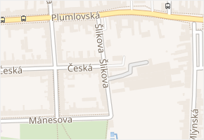 Šlikova v obci Prostějov - mapa ulice