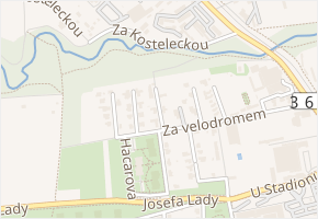 Slovácká v obci Prostějov - mapa ulice
