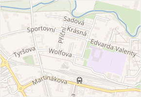 Strojnická v obci Prostějov - mapa ulice