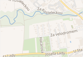 Šumavská v obci Prostějov - mapa ulice