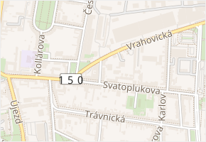 Třebízského v obci Prostějov - mapa ulice