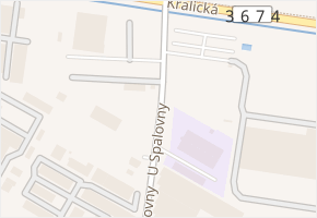 U Spalovny v obci Prostějov - mapa ulice