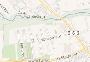 Valašská v obci Prostějov - mapa ulice