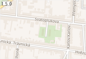 Vladimíra Ambrose v obci Prostějov - mapa ulice