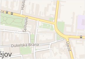 Vojáčkovo nám. v obci Prostějov - mapa ulice