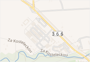 Za Kosteleckou v obci Prostějov - mapa ulice