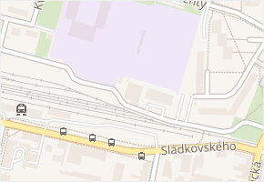 Za Místním nádražím v obci Prostějov - mapa ulice