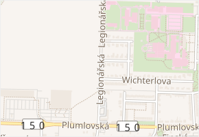 Za Plumlovskou v obci Prostějov - mapa ulice