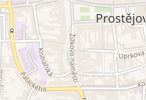 Žižkovo nám. v obci Prostějov - mapa ulice