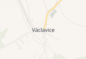 Václavice v obci Provodov-Šonov - mapa části obce