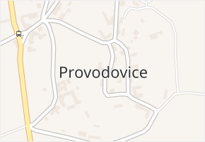 Provodovice v obci Provodovice - mapa části obce