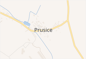 Prusice v obci Prusice - mapa části obce