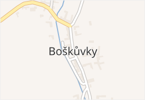 Boškůvky v obci Prusy-Boškůvky - mapa části obce