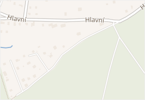 Houbová v obci Psáry - mapa ulice