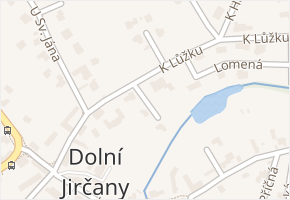 U Statku v obci Psáry - mapa ulice