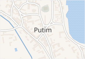Putim v obci Putim - mapa části obce