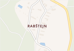 Rabštejn v obci Rabštejnská Lhota - mapa části obce