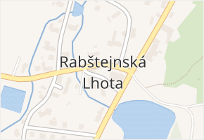 Rabštejnská Lhota v obci Rabštejnská Lhota - mapa části obce
