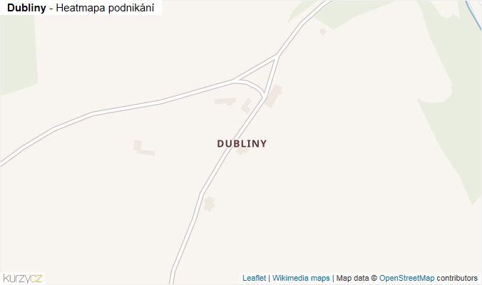 Mapa Dubliny - Firmy v části obce.