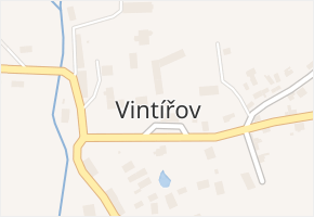 Vintířov v obci Radonice - mapa části obce