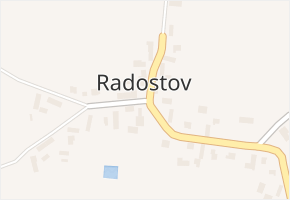 Radostov v obci Radostov - mapa části obce