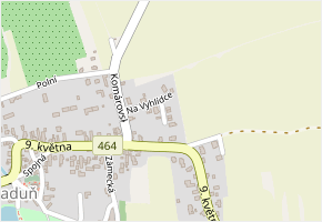 Na Vyhlídce v obci Raduň - mapa ulice