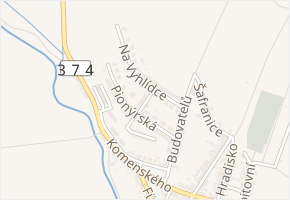 Krátká v obci Rájec-Jestřebí - mapa ulice