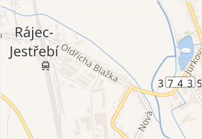 Ol. Blažka v obci Rájec-Jestřebí - mapa ulice