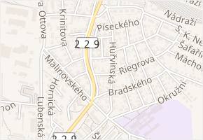 Blahoslavova v obci Rakovník - mapa ulice