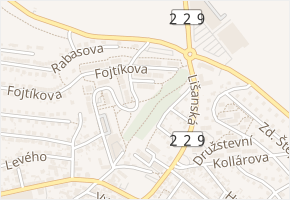 Boční v obci Rakovník - mapa ulice