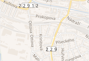 Heroldova v obci Rakovník - mapa ulice