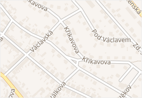 Křikavova v obci Rakovník - mapa ulice