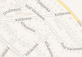Pod Václavem v obci Rakovník - mapa ulice